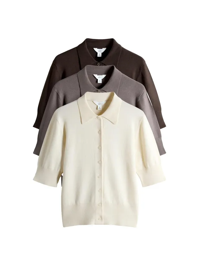 Geo Next The Set cardigan donna confezione 3 maniche corte bottoni