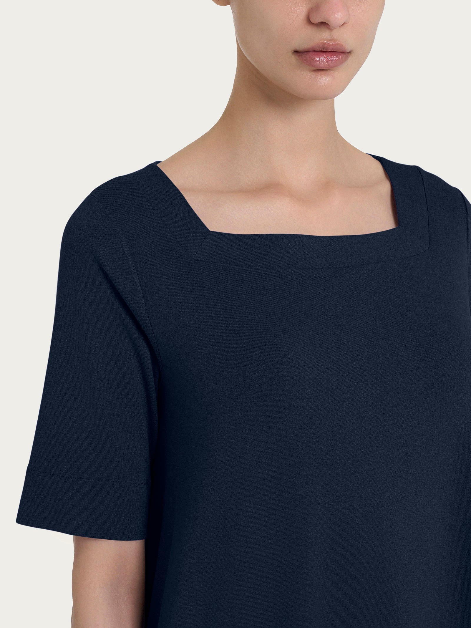 Ragno Viscosa Summer maglietta manica 3/4 bleu viscosa