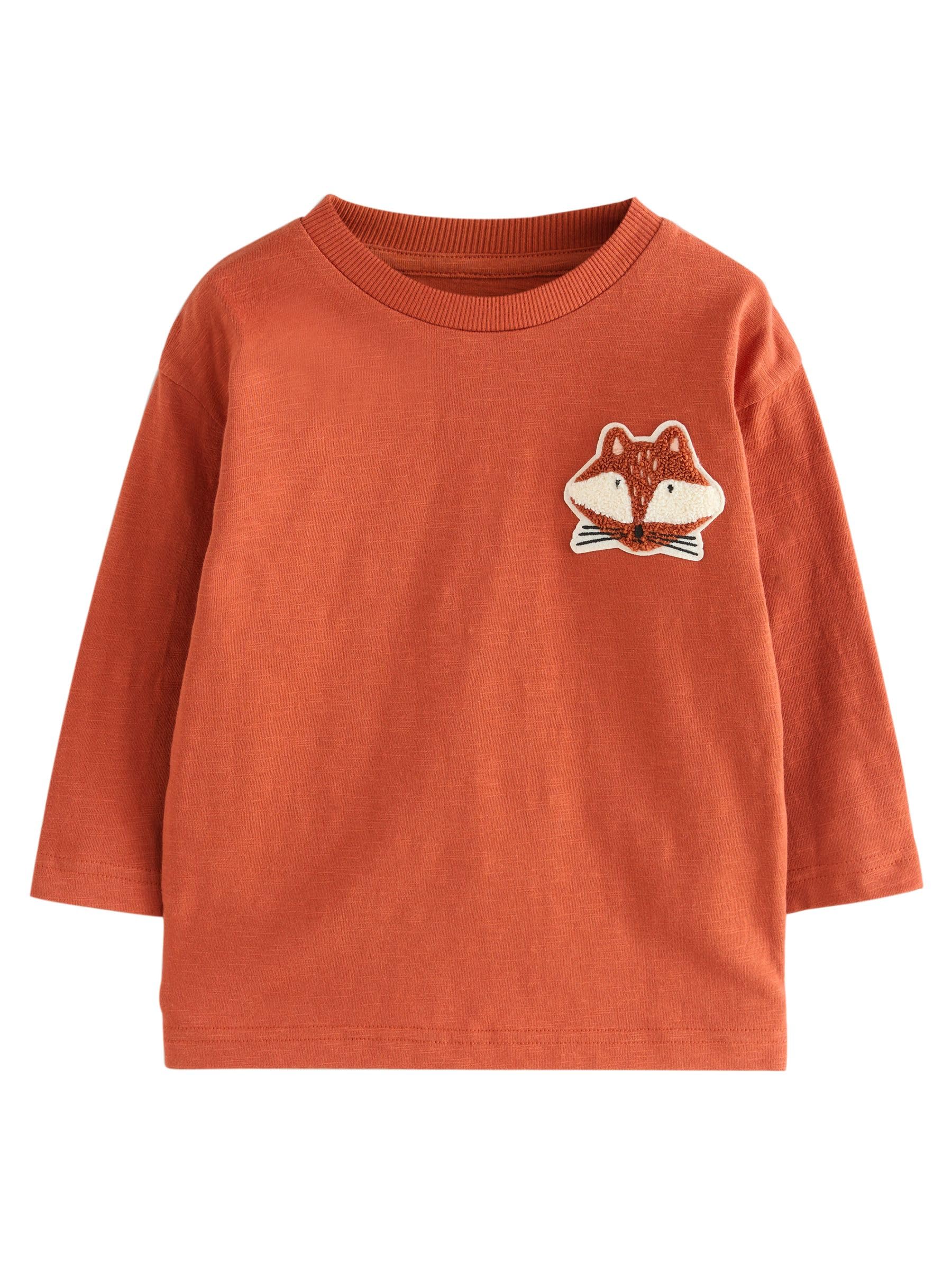 Next T-Shirt Bambino Manica Lunga Cotone Confezione 3