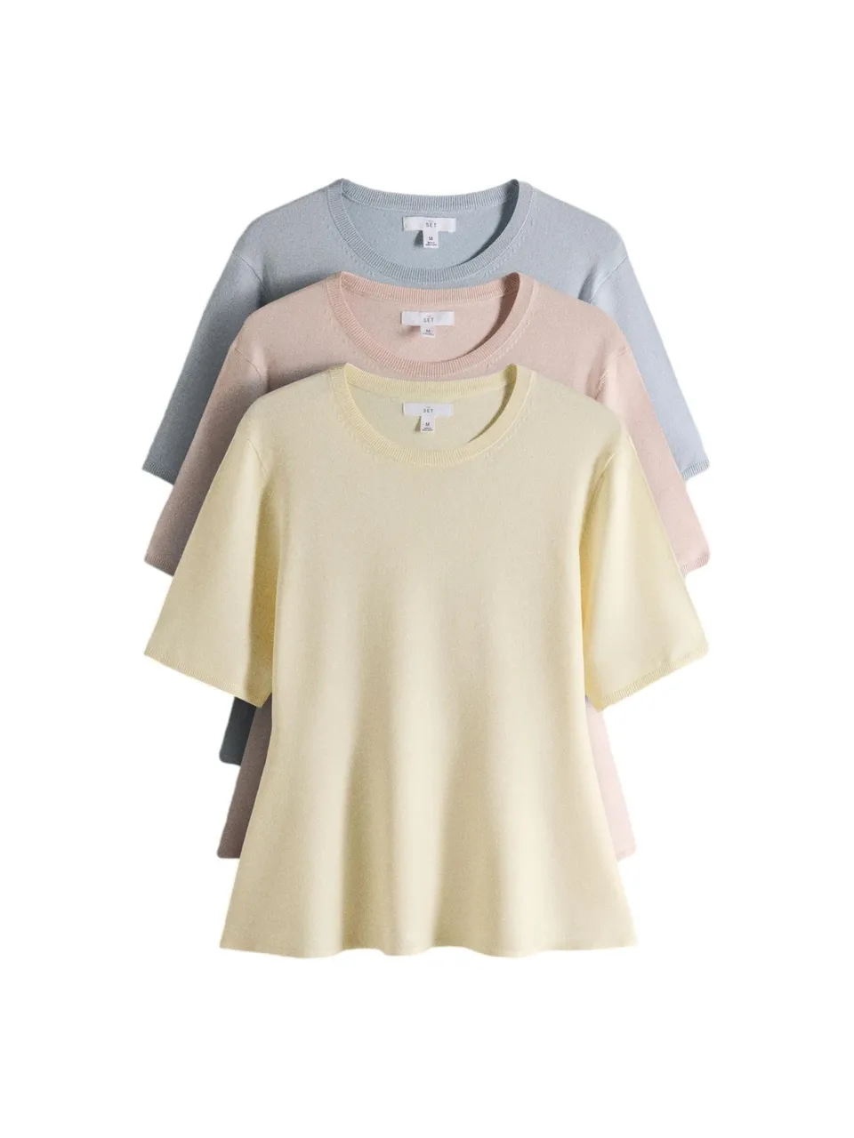 Geo Next The Set t-shirt peplo donna 3 pezzi maglina
