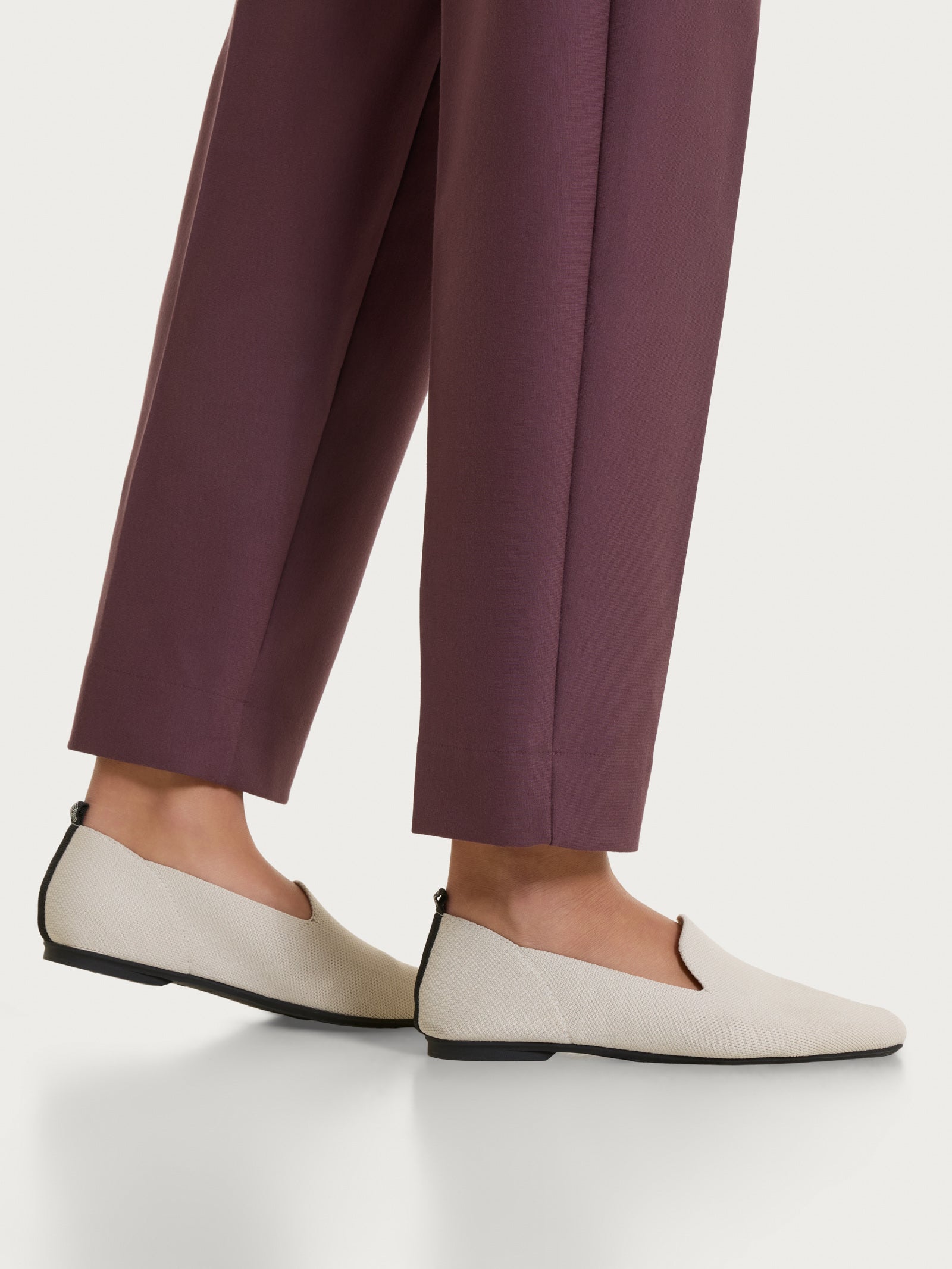 Ragno Compact pantalone a carota donna viola Huckleberry
