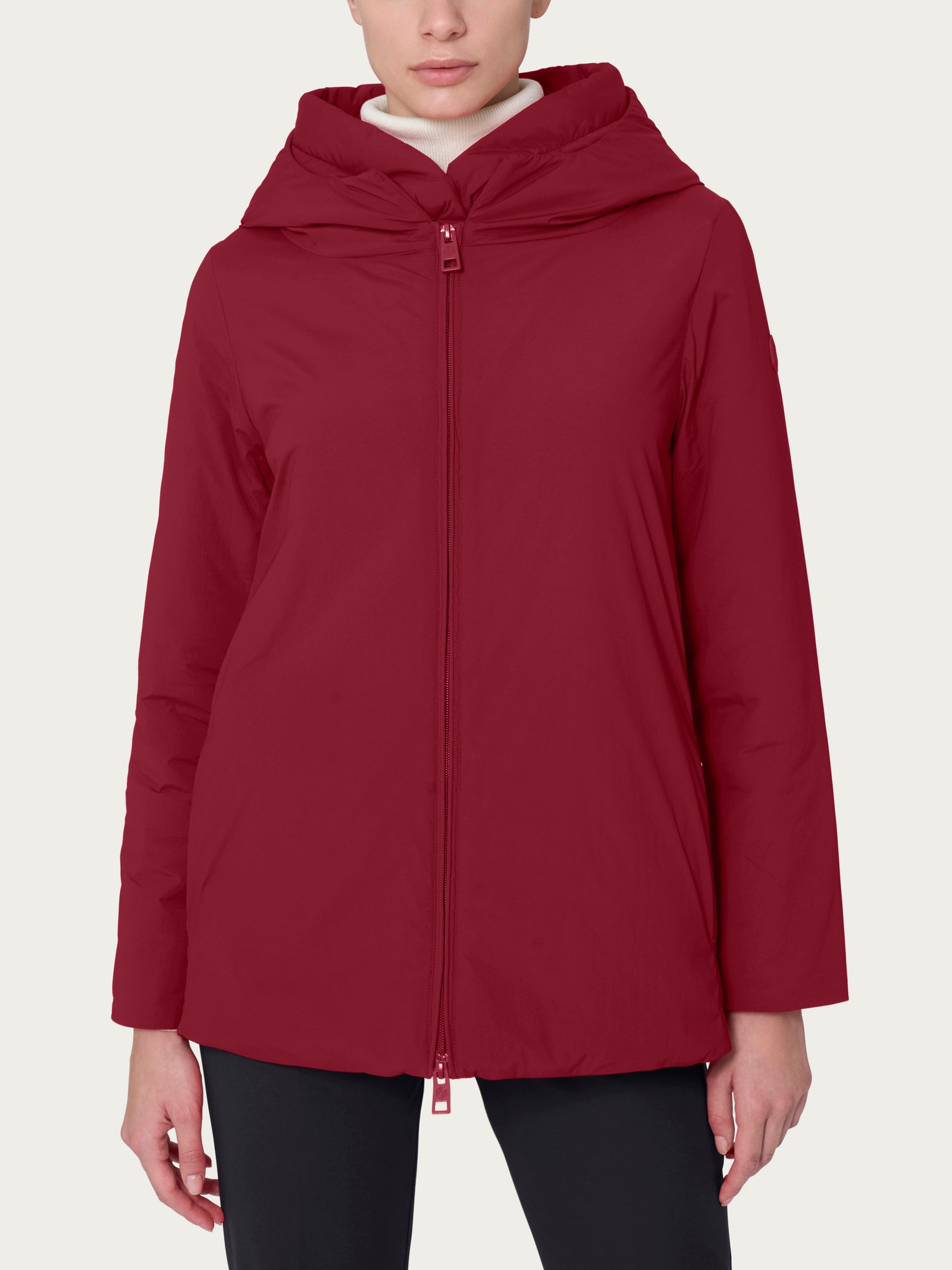 Ragno SL Outerwear Piumerino Lana 150g Rosso Cappuccio