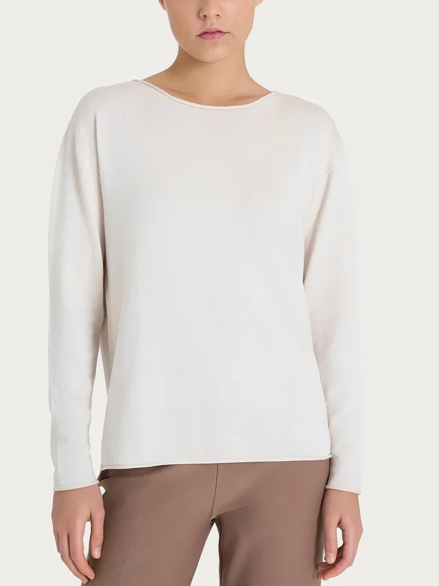 Ragno Four Seasons maglia barchetta donna champignon viscosa