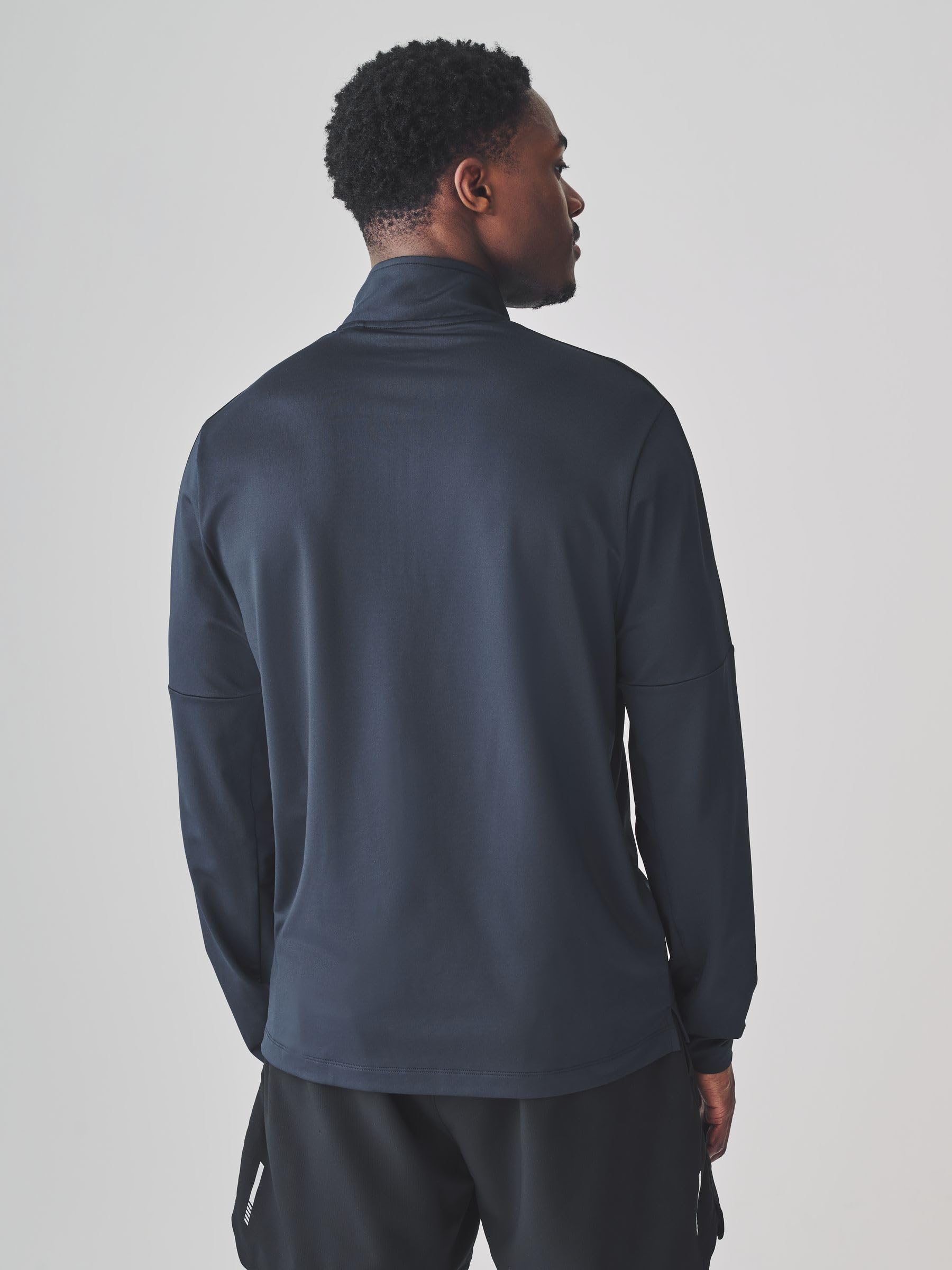 Next Active Maglia Zip Corta Felpa Uomo Traspirante