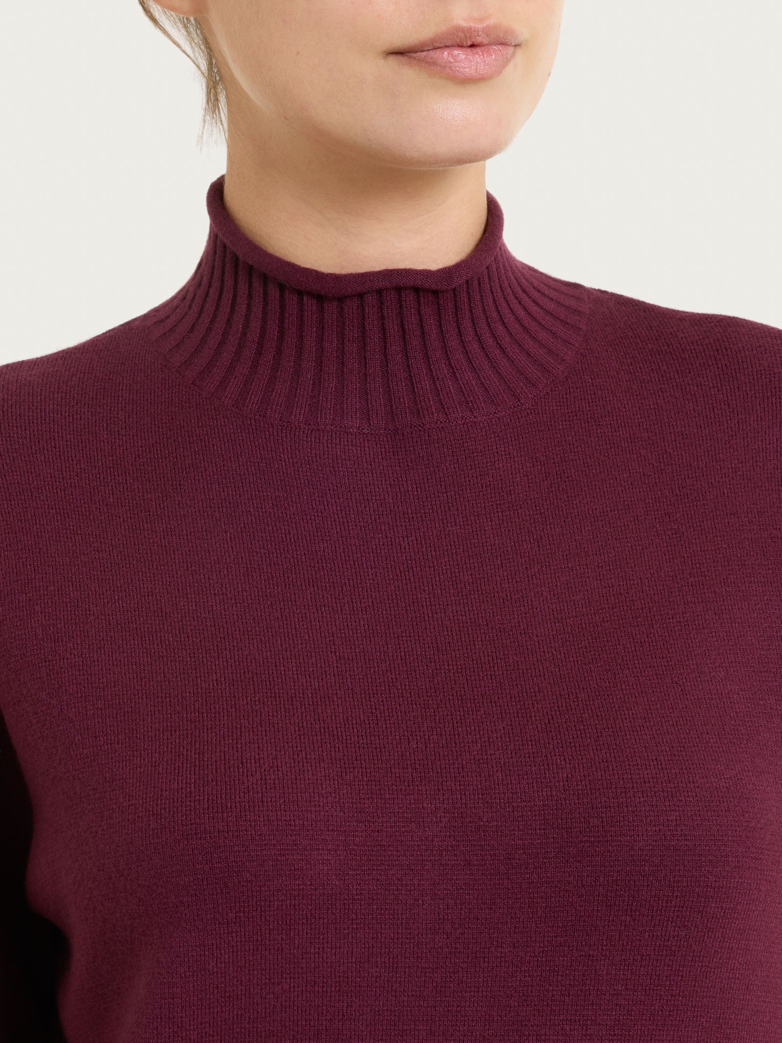 Ragno Super Soft maglia lupetto viola Fig viscosa