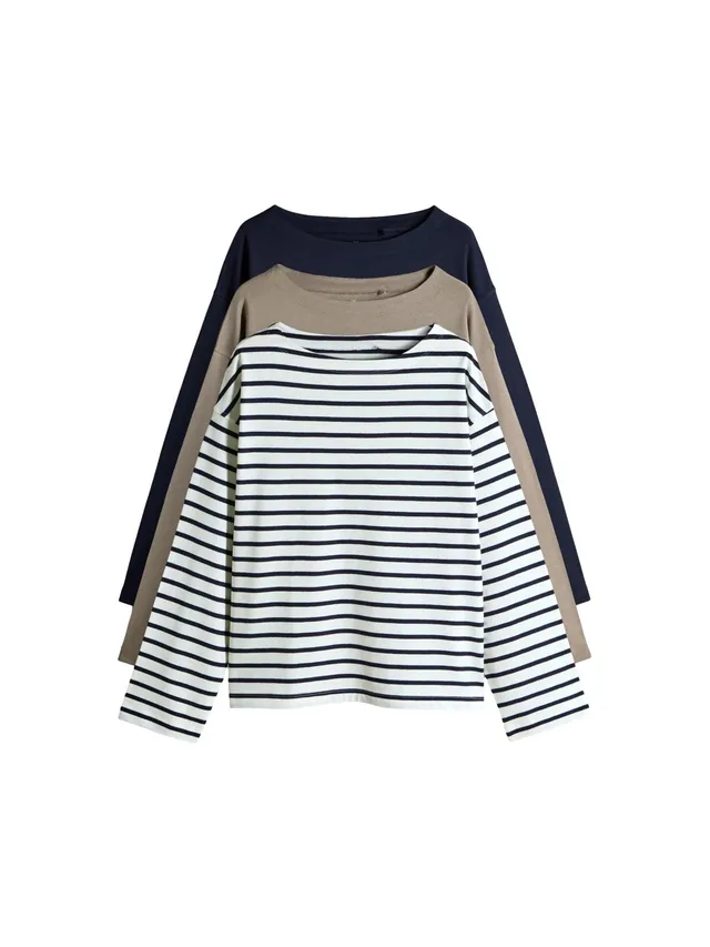 Geo Next The Set maglia collo barca manica lunga 3 pezzi taglia XS