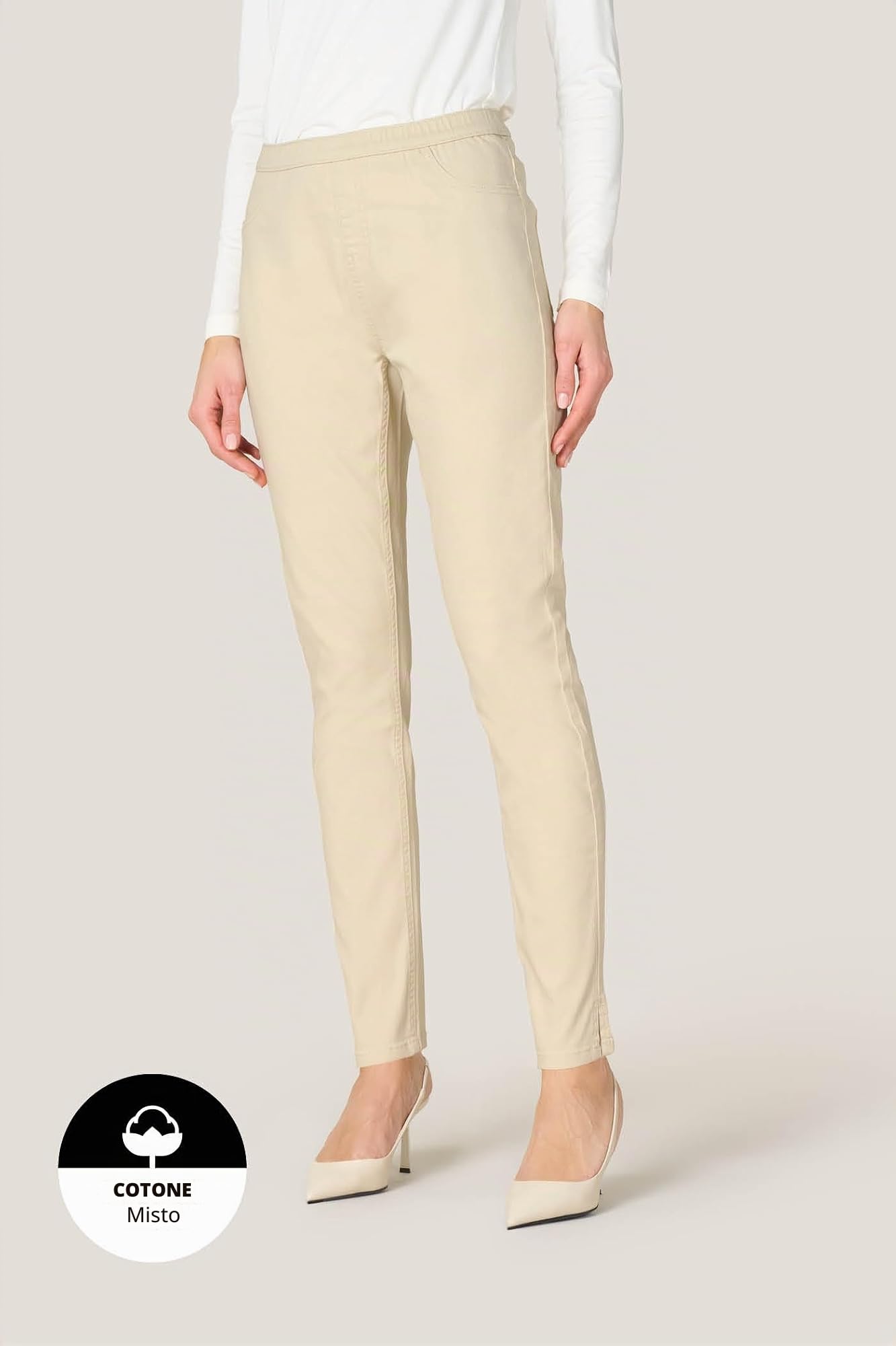Goldenpoint Skinny Denim jeans donna skinny vita elasticizzata