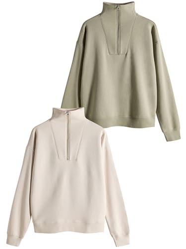 Next The Set felpa donna collo a imbuto con zip confezione 2 pz