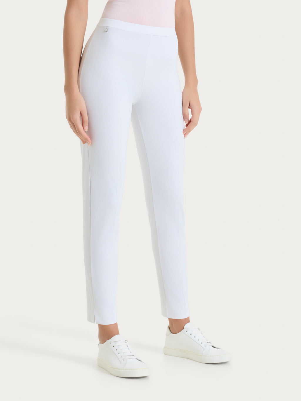 Ragno Compact Light pantaloni capri bianco leggeri