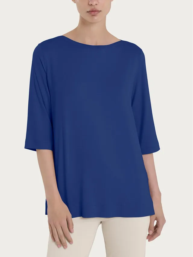 Ragno Viscosa Summer maglietta blueberry manica 3/4