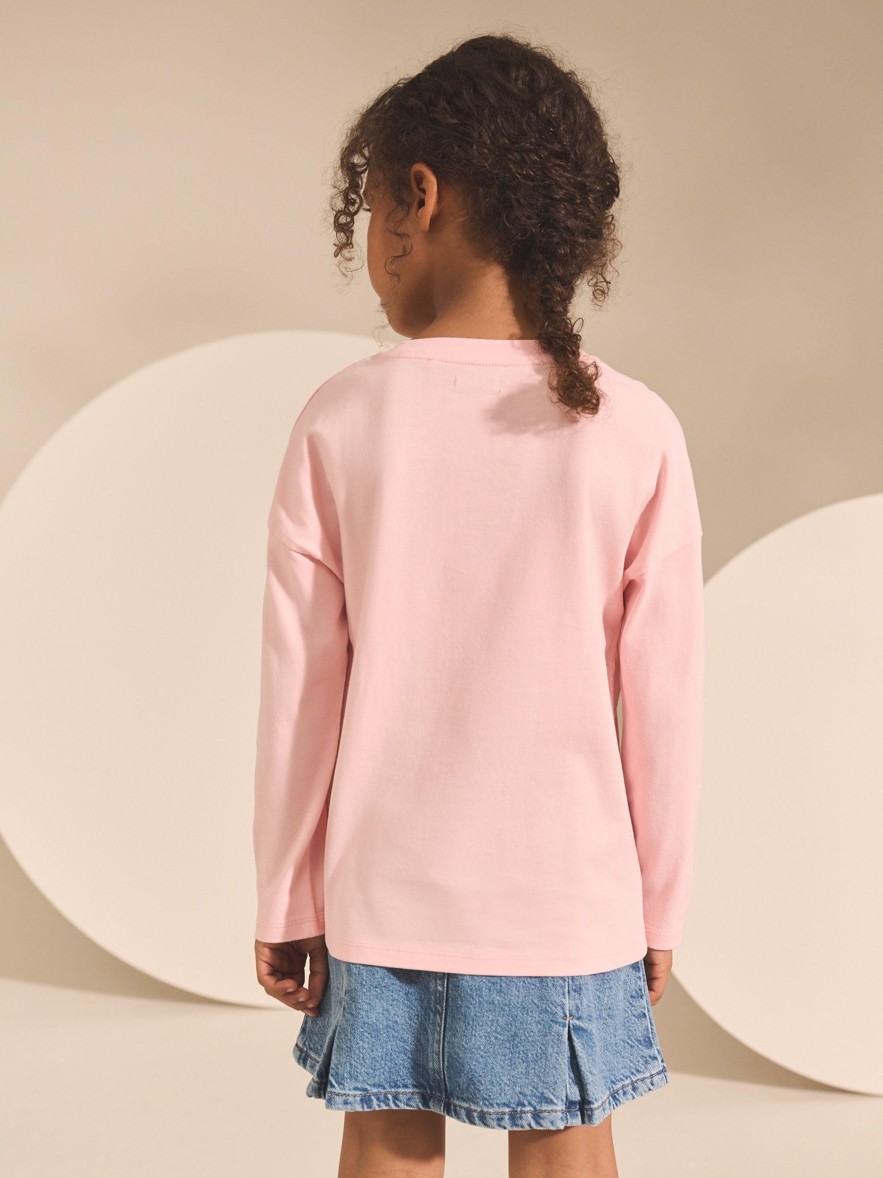 Next top paillettes bambina maniche 3/4