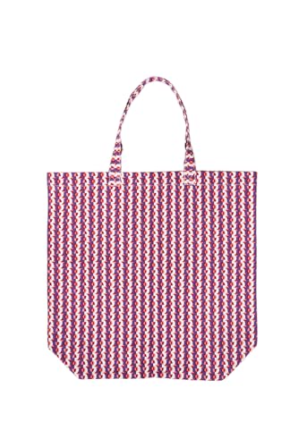 Goldenpoint Circus borsa tote mare geometrica multicolor