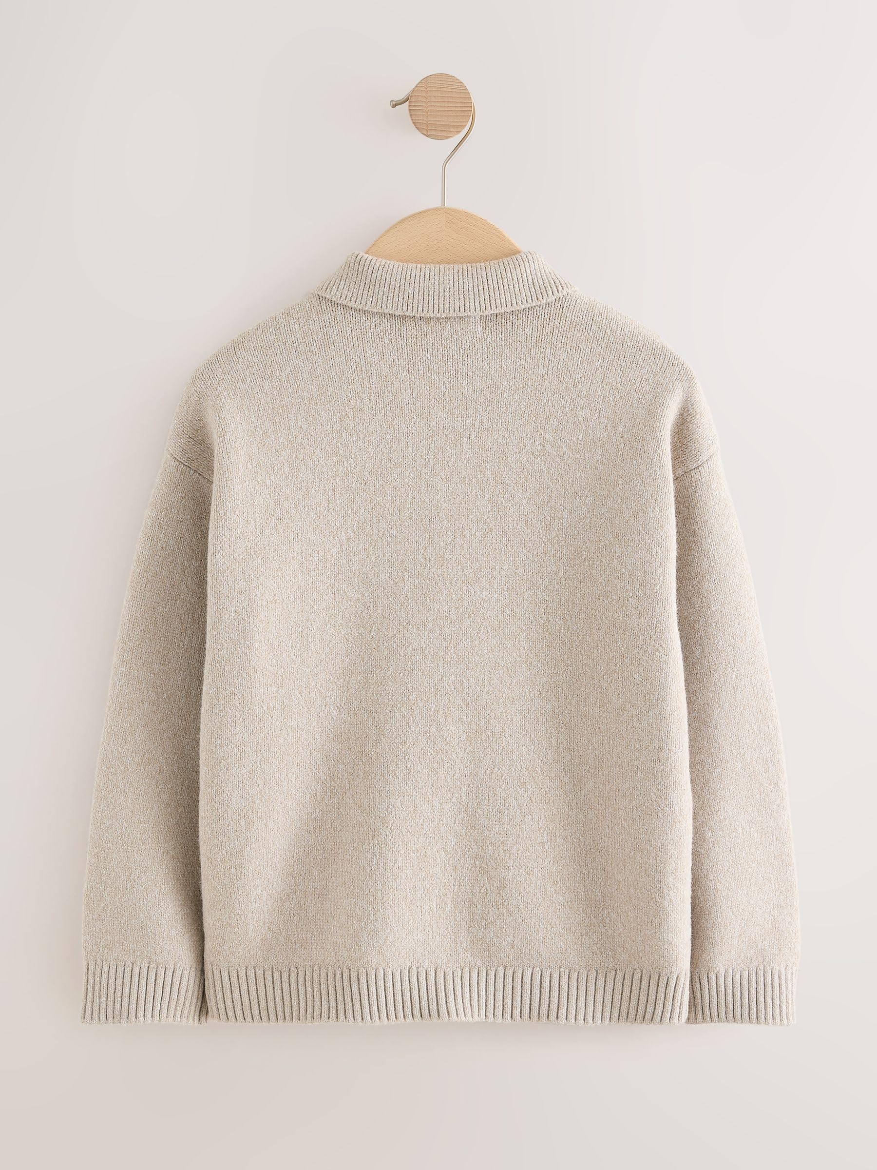 Next cardigan ragazzo zip intera taglia 128 comodo