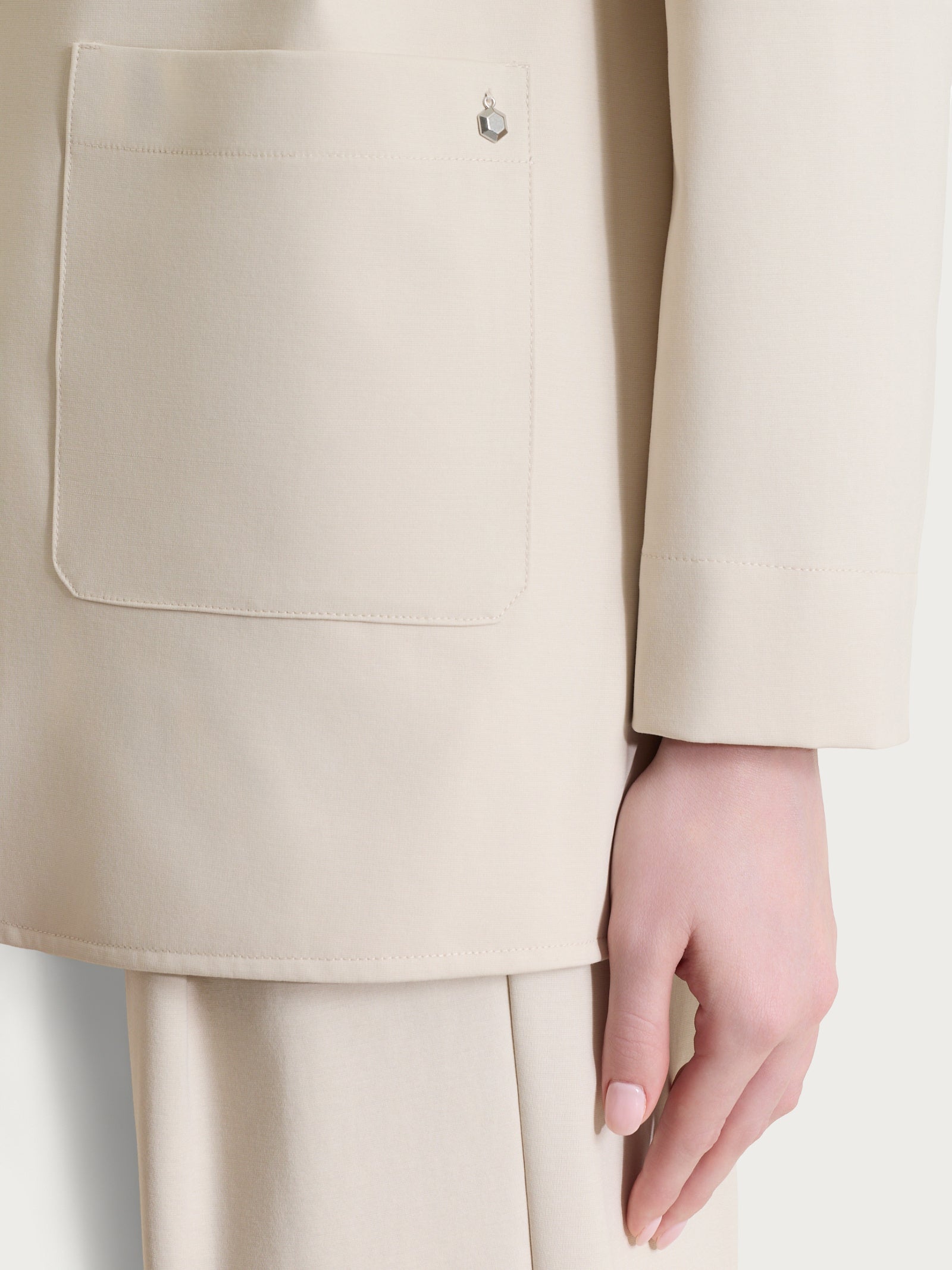 Ragno Compact Light blazer destrutturato Champignon leggero