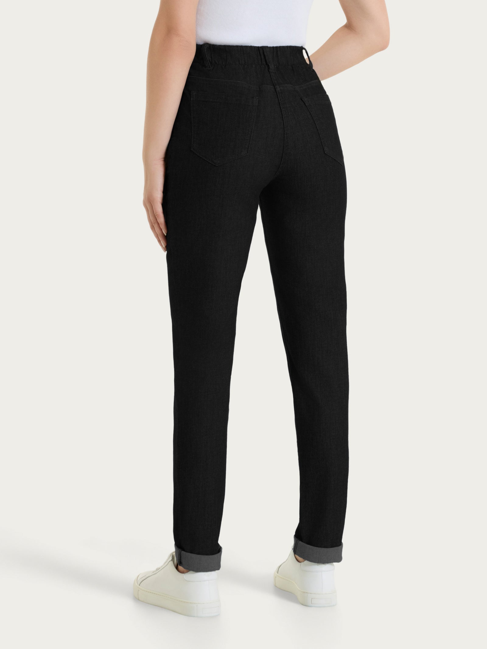 Ragno Light Denim Jeans 5 Tasche Nero skinny