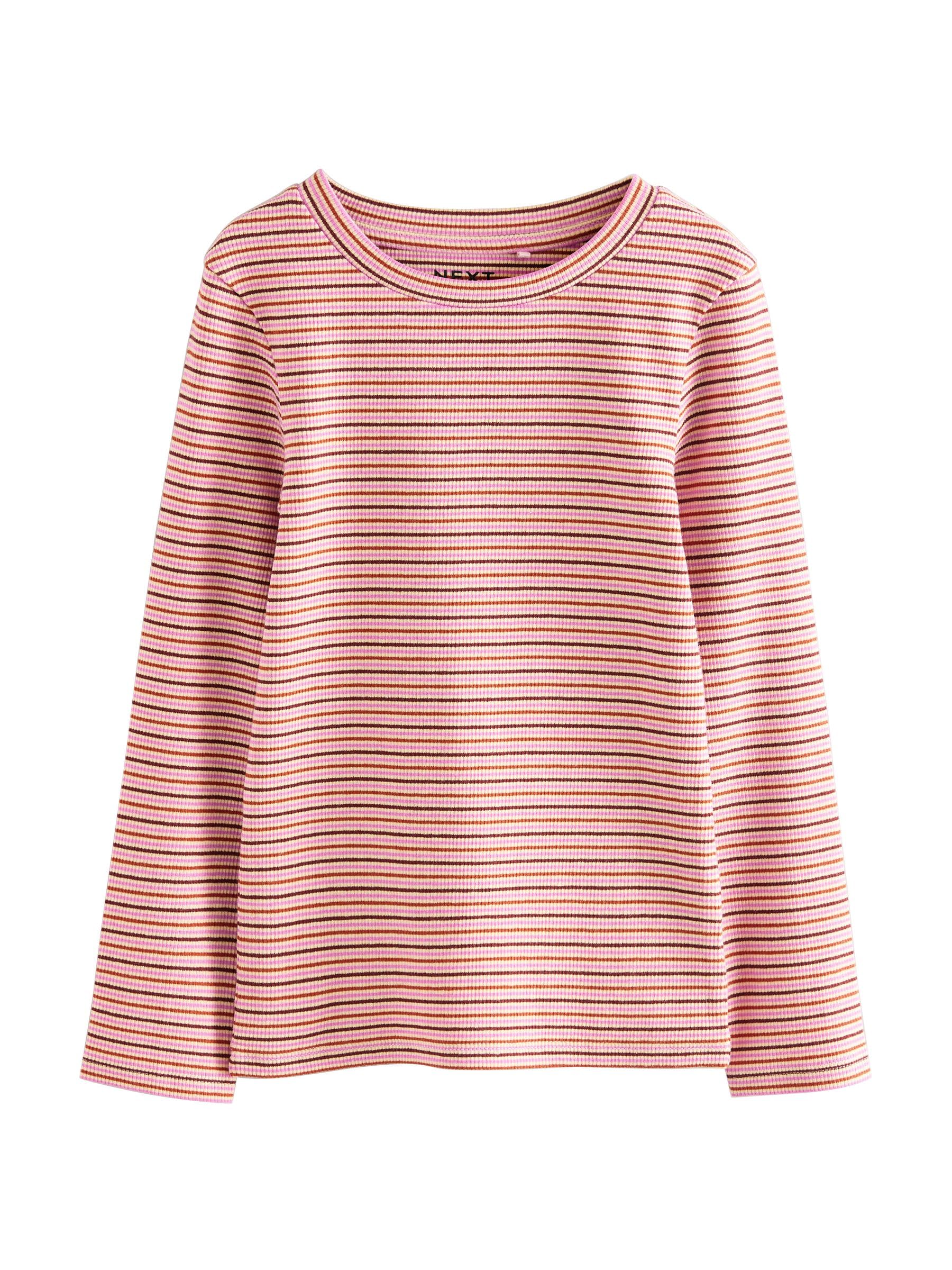Next T-Shirt Maniche Lunghe Coste Bambina 9 Anni 4 Pezzi