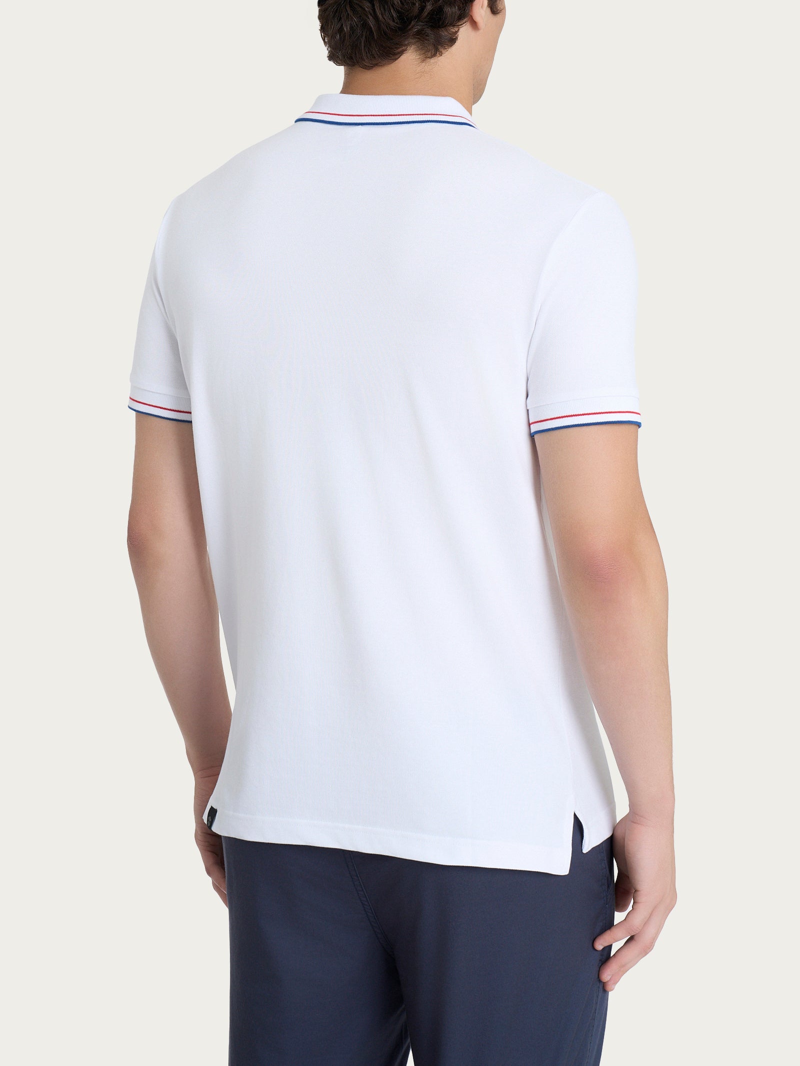 Ragno Polo Manica Corta Eco Cotton Piquet Fant.White