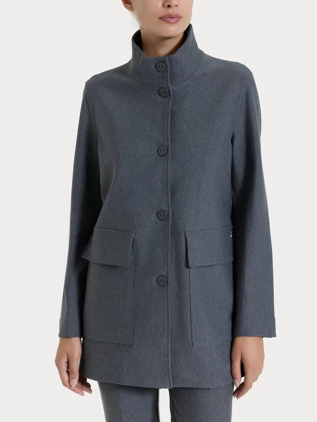 Ragno Gem Cappotto corto bottoni Ardesia in compact