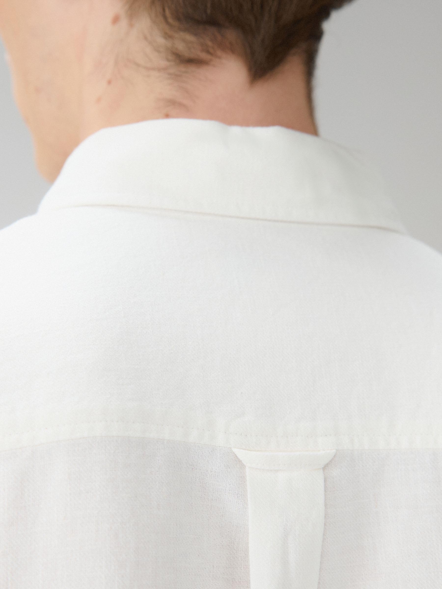 Next camicia uomo maniche lunghe lino cotone XXL