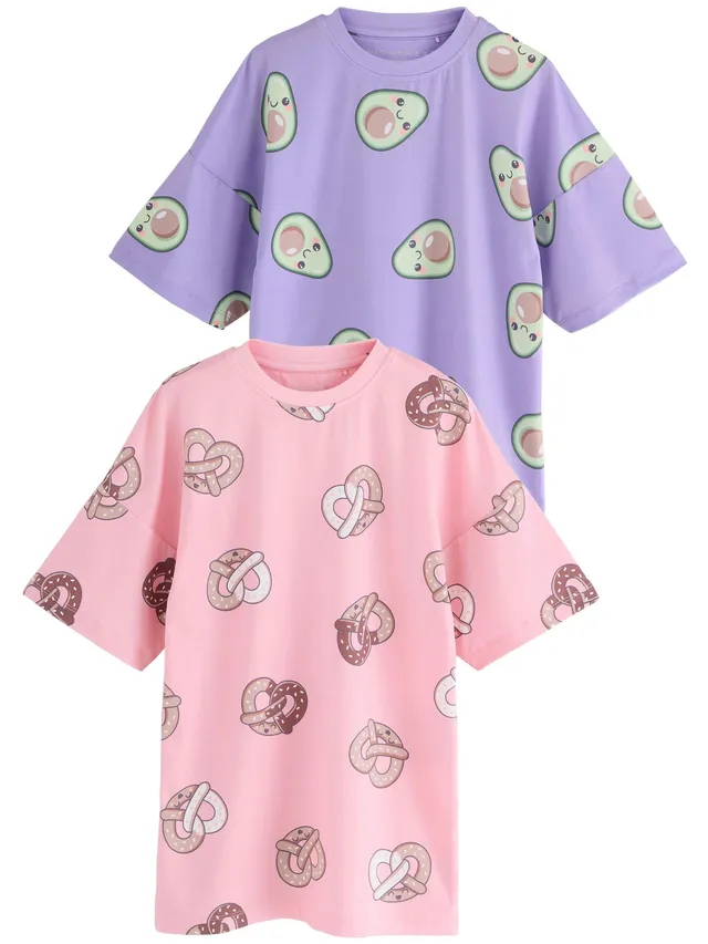 Geo Next camicie da notte bambina 170 2 pezzi comode