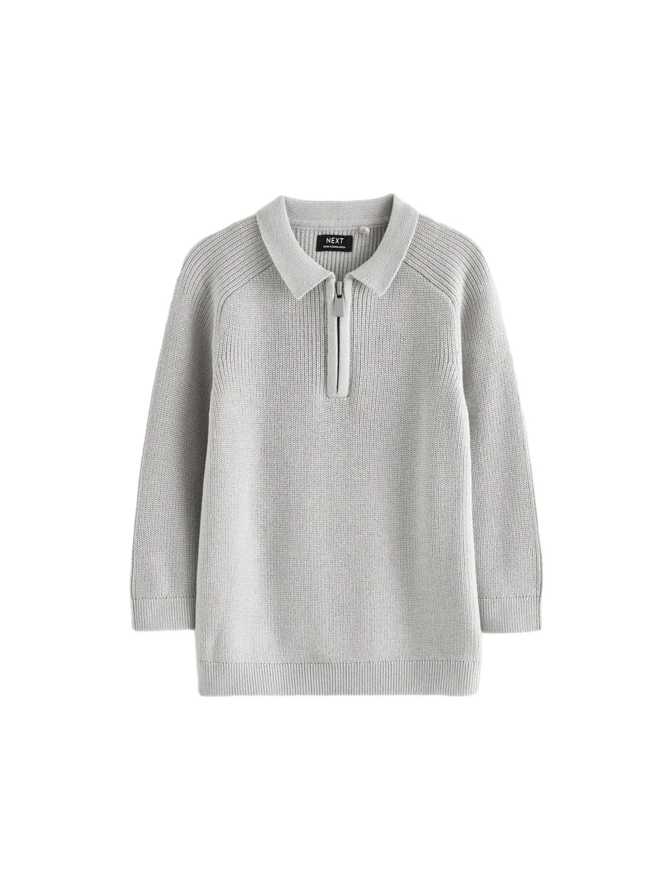 Next polo bambino maniche lunghe zip 12-18 mesi