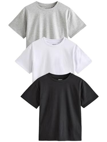 Next t-shirt bambina oversize misto cotone 3 pezzi 8 anni