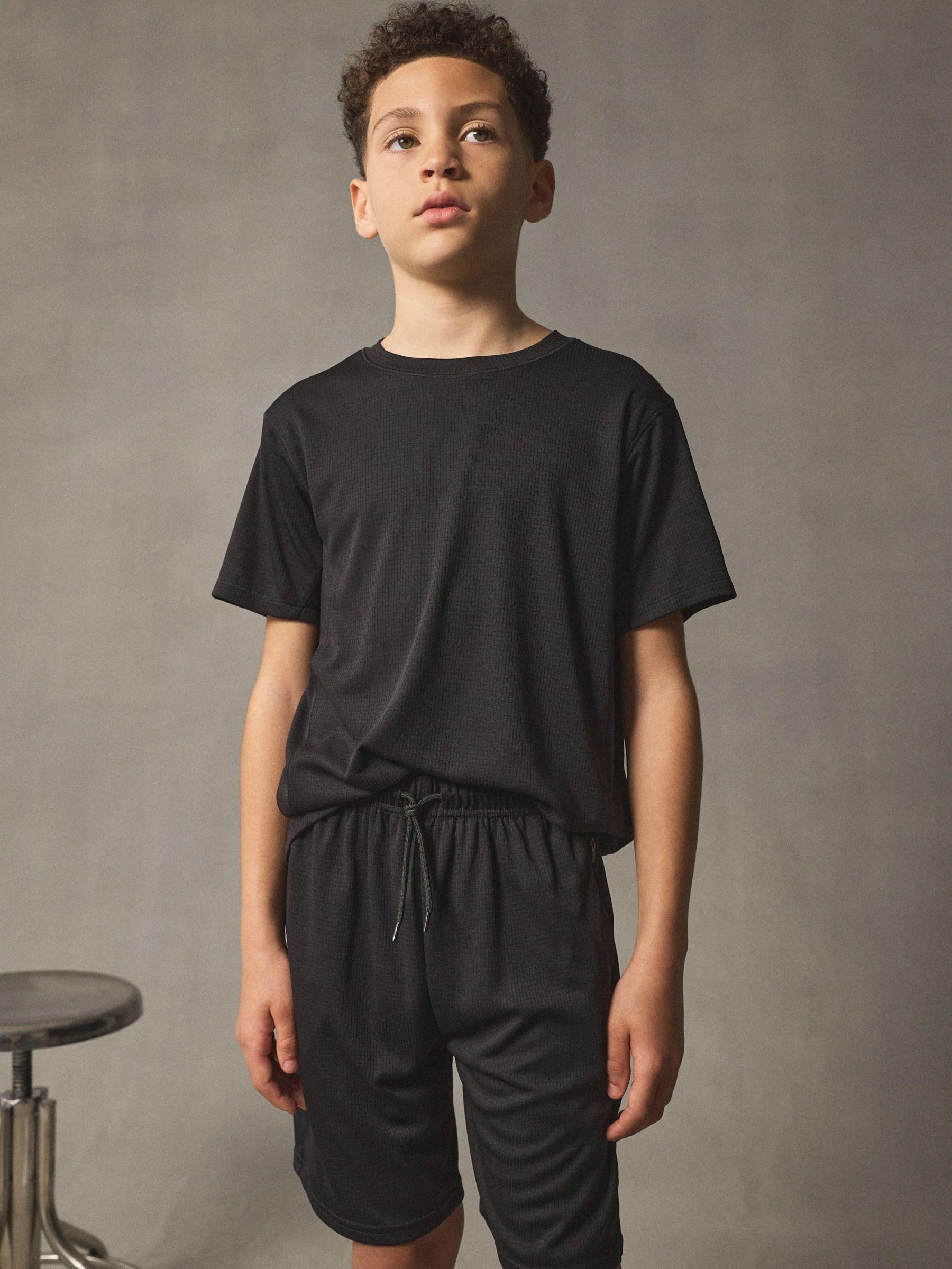 Next Completo Bambino T-shirt Shorts 2 Pezzi Grigio