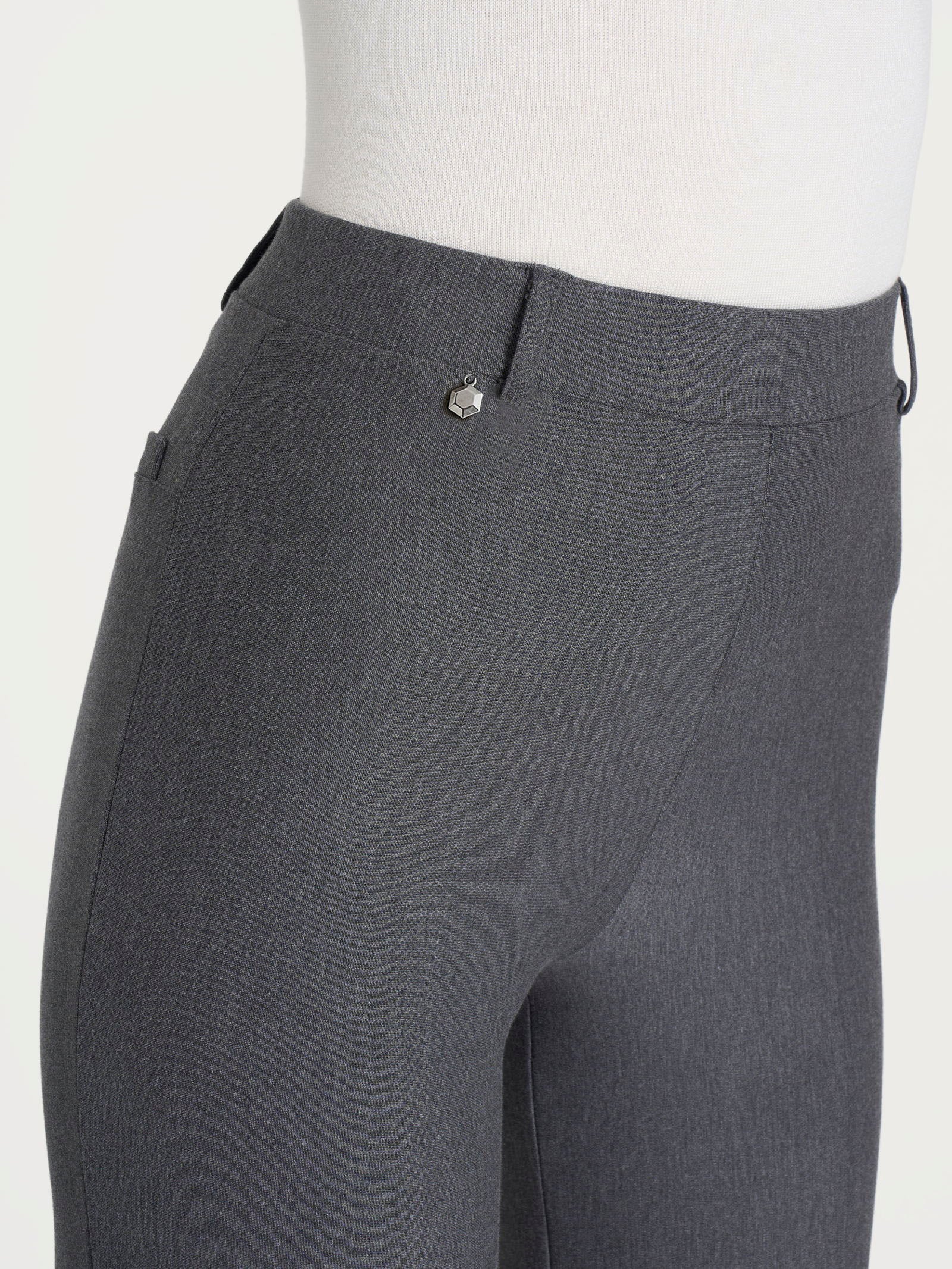 Ragno Compact Pantalone ampio Ardesia Mel. elasticizzato