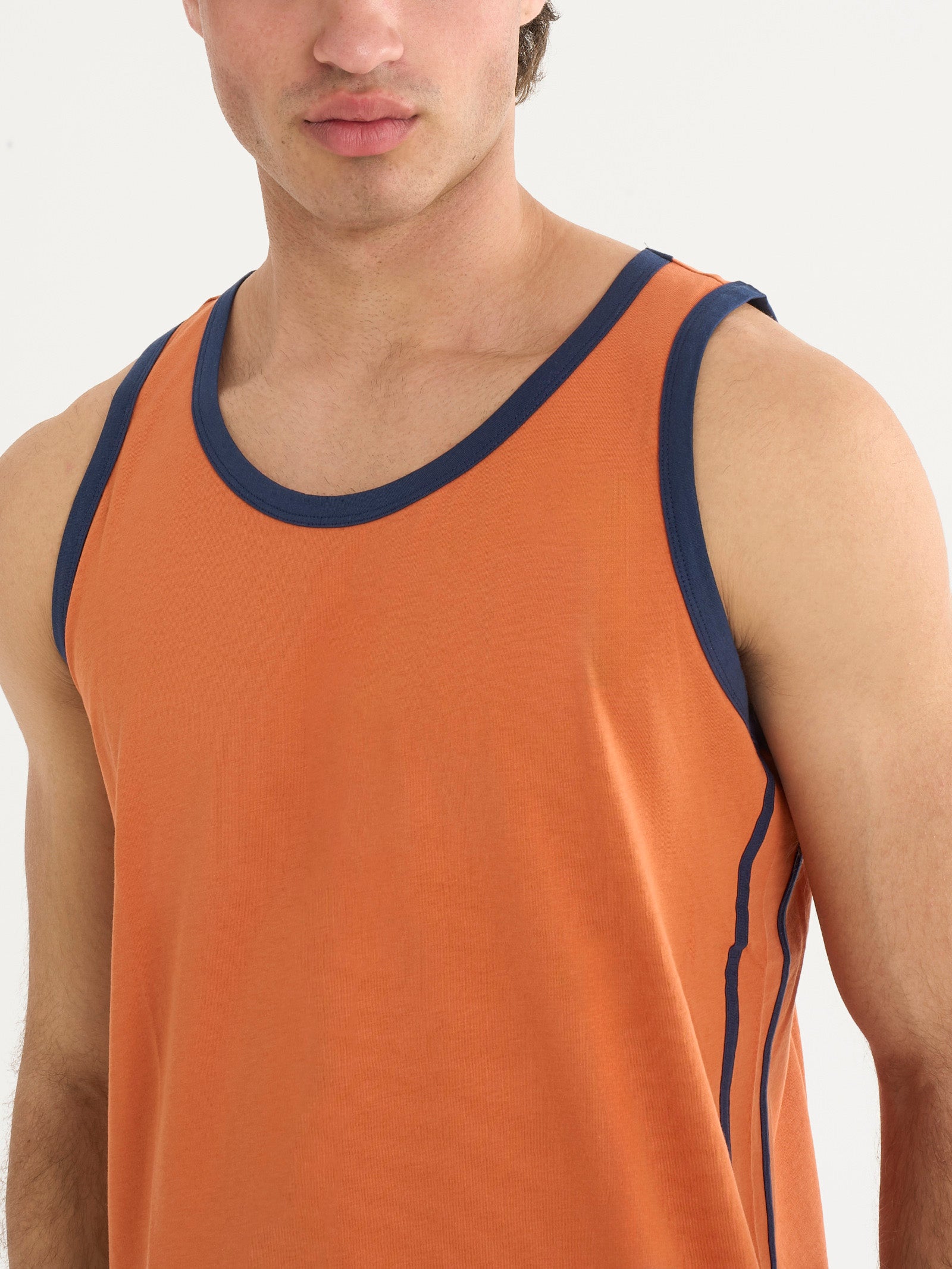 Ragno Jersey Cotone canotta spalla larga mango