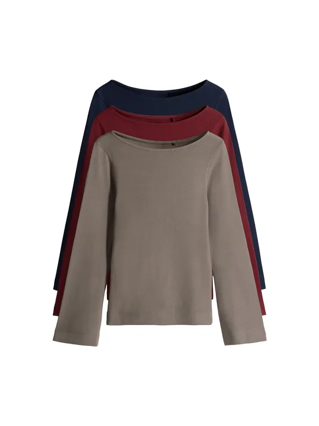 Geo Next The Set T-Shirt Coste Maniche Svasate 3 Pezzi Morbide