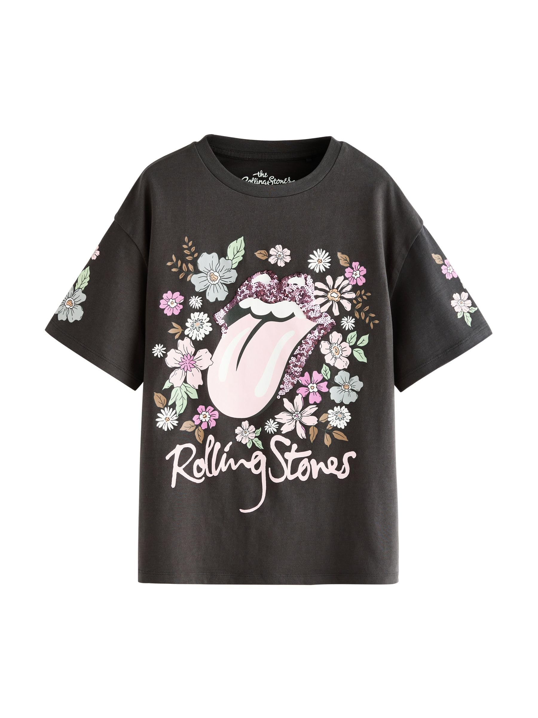 Next T-Shirt Rolling Stones Bambina 16 Anni Paillettes