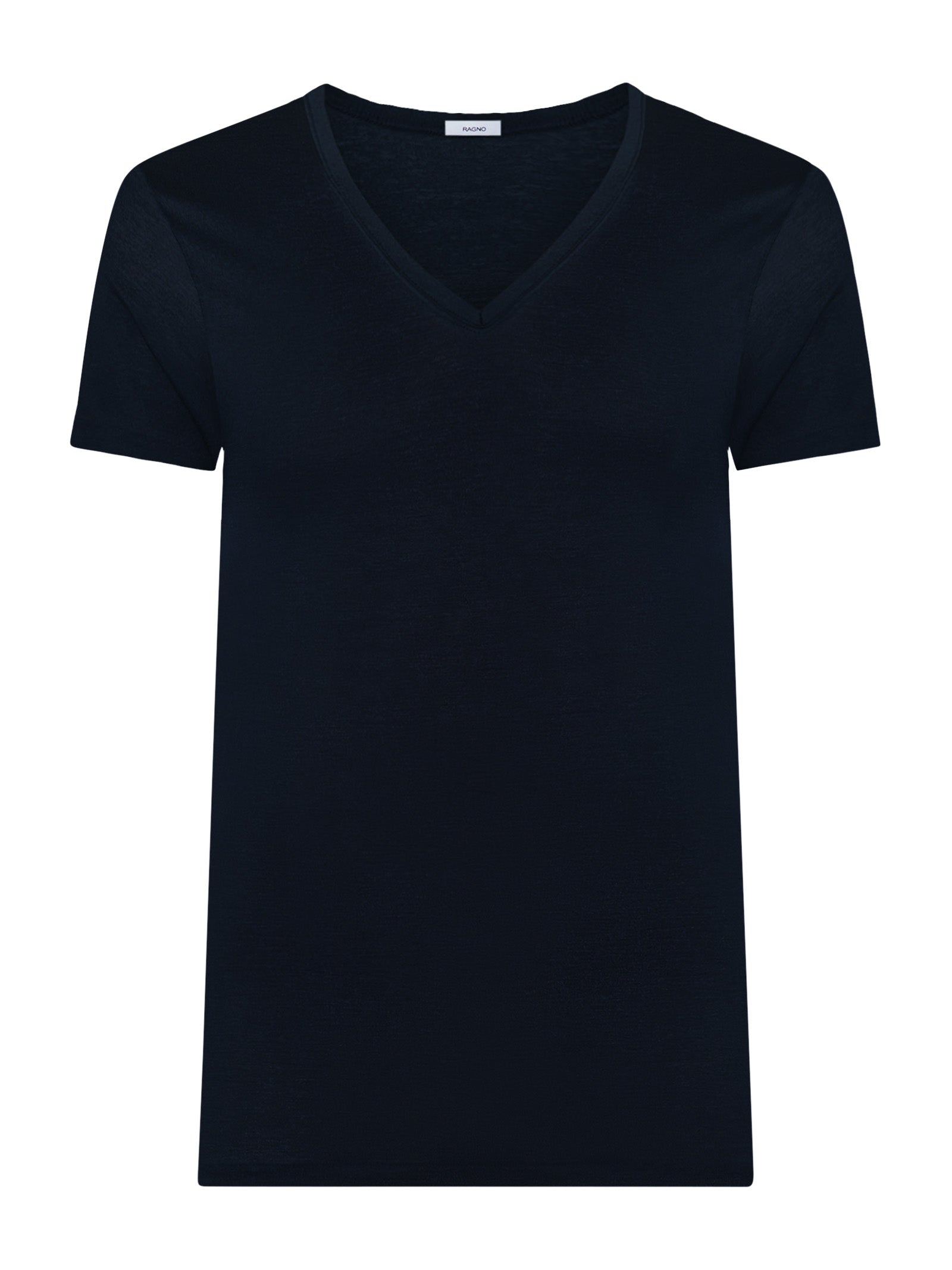 Ragno Silkotton maglietta scollo a V cotone Bleu