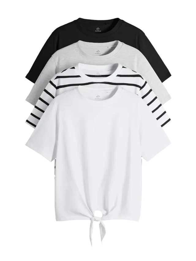 Geo Next The Set t-shirt donna confezione da 4 con nodo