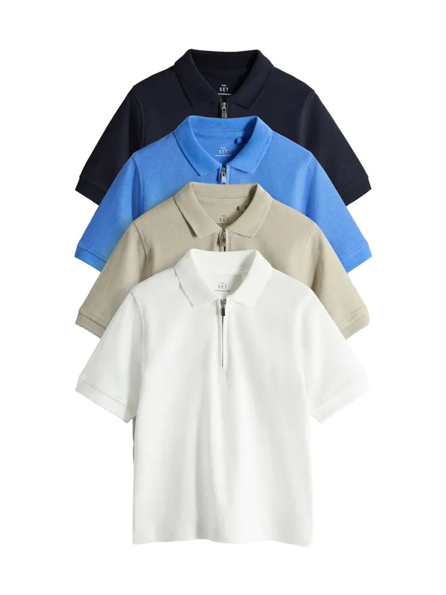 Geo Next The Set Polo Corte Zip Bimbo 4 Pezzi Jersey
