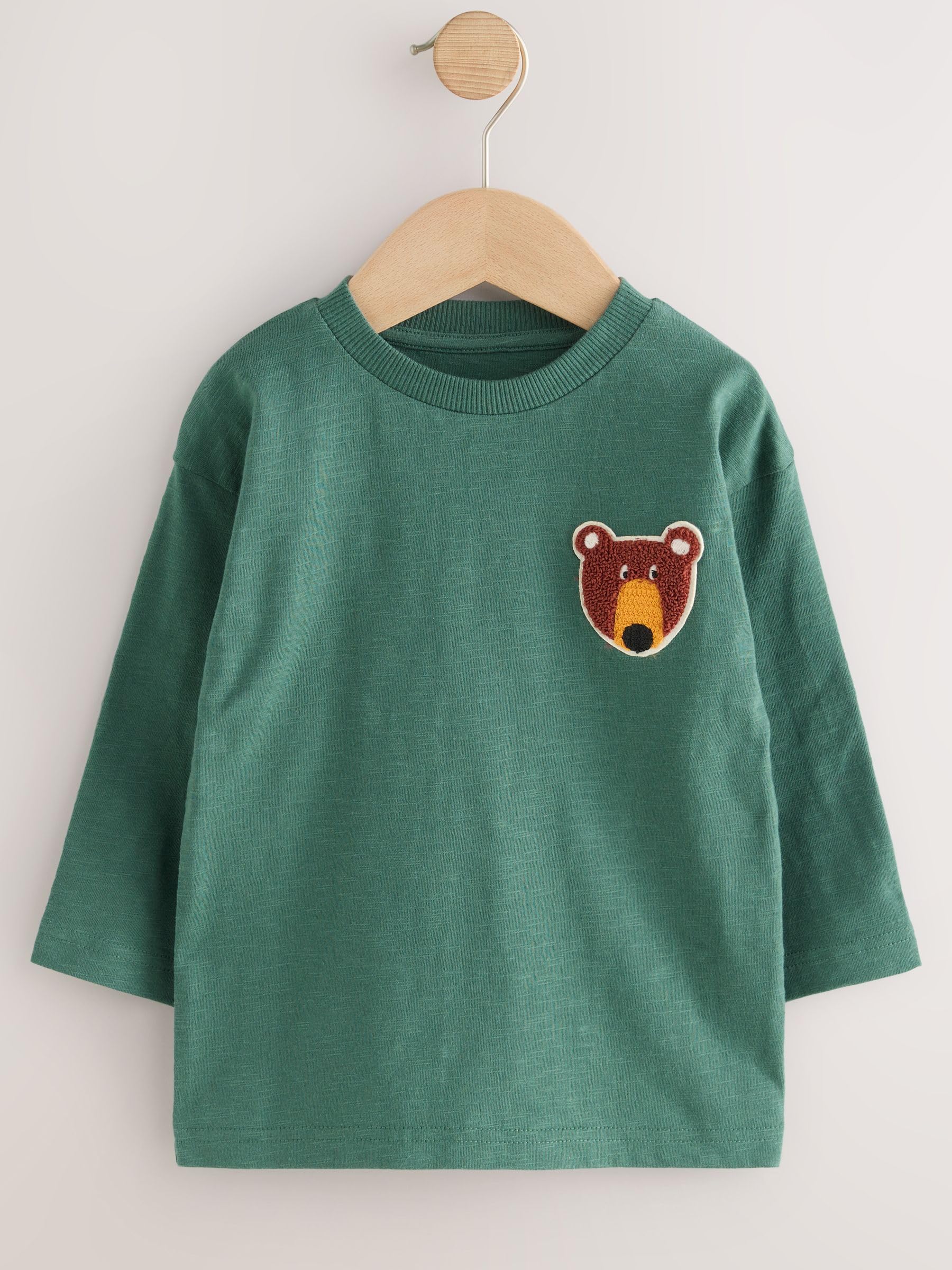 Next T-Shirt Bambino Manica Lunga Cotone Confezione 3