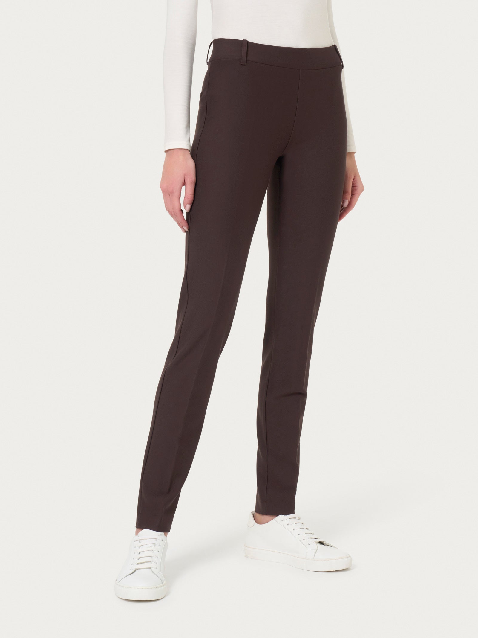 Ragno Compact pantalone sigaretta skinny Chocolate Torte