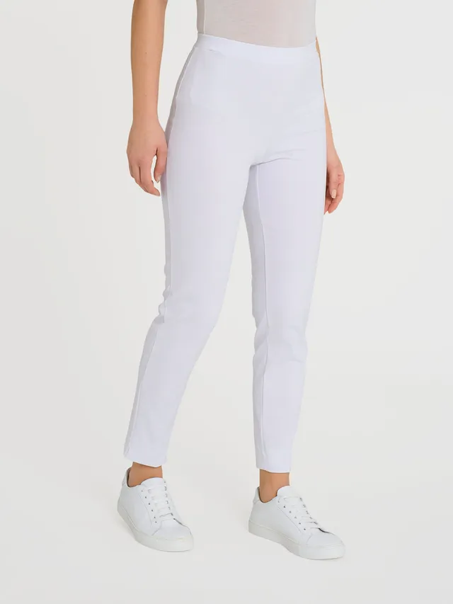 Ragno Compact Light Slit Cigarette Pantalone Bianco