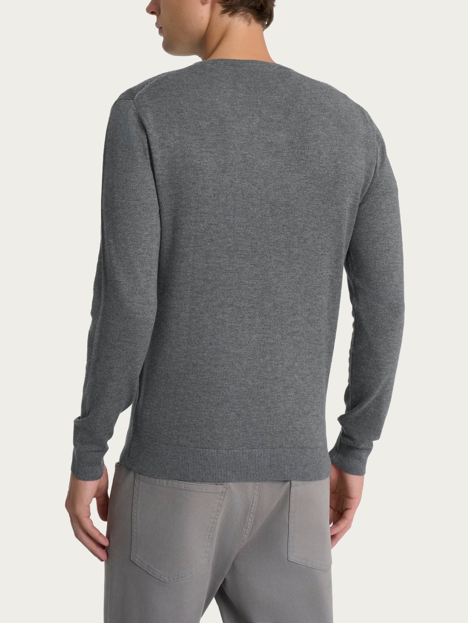 Ragno Four Seasons Pullover Scollo a V Ardesia viscosa
