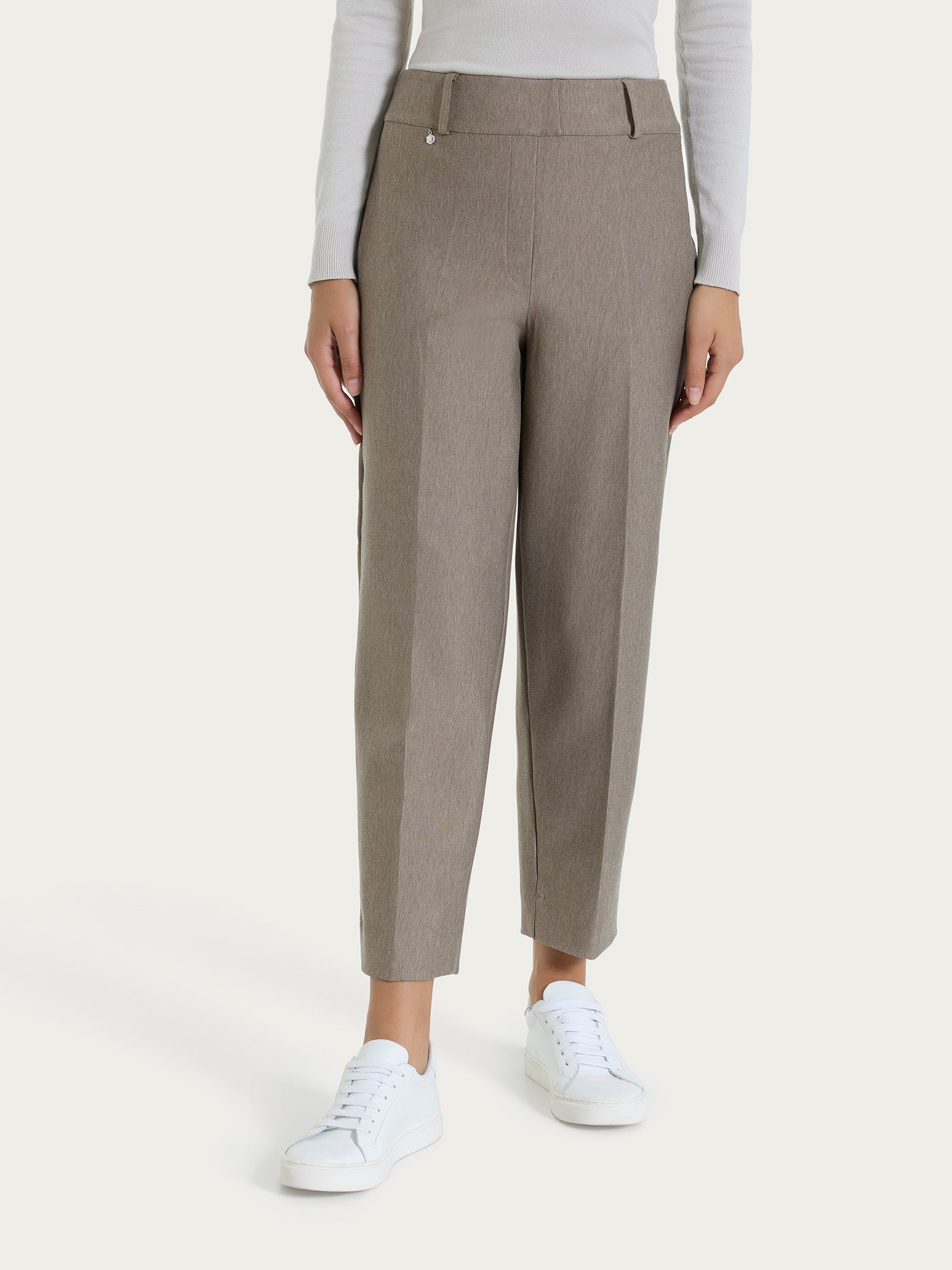 Ragno Compact Pantalone Carrot pantalone elasticizzato Glace Mel.