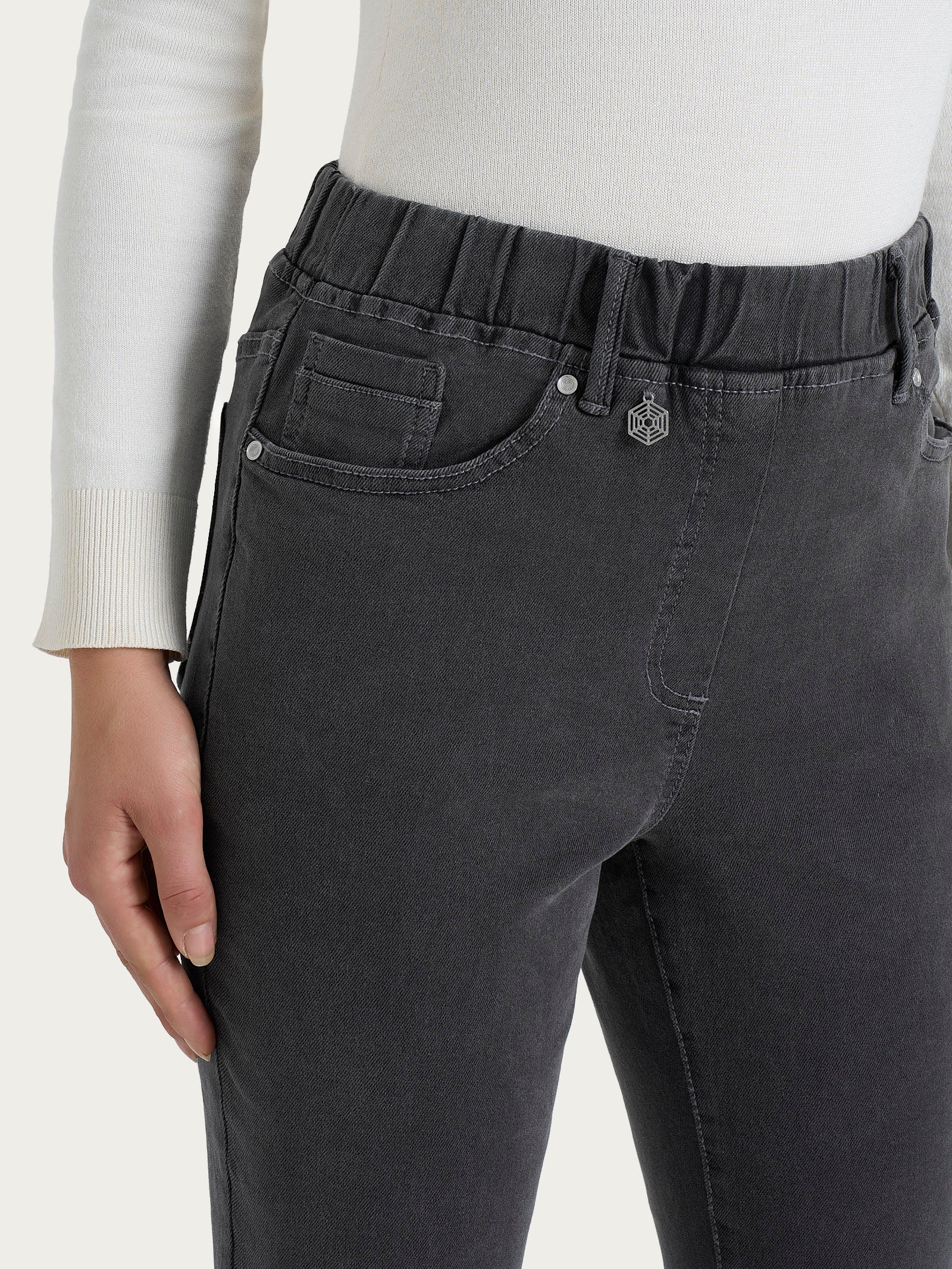 Ragno Super Denim Jeans 5 Tasche Skinny Ferro Elasticizzato