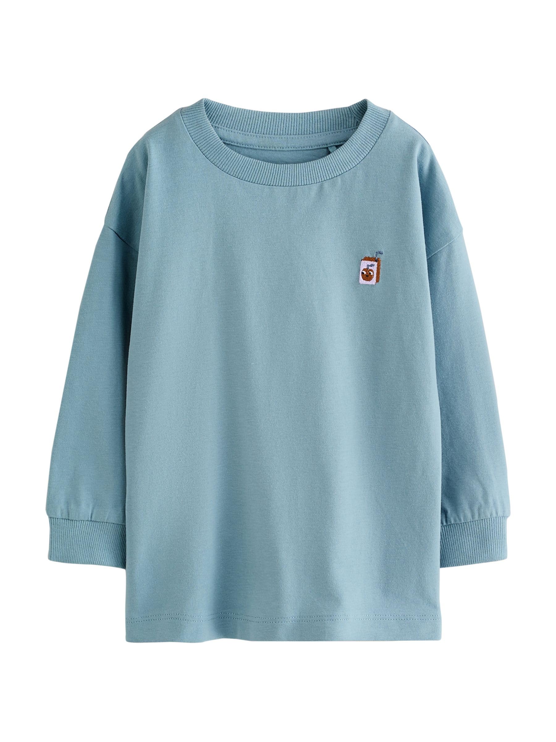 Next 4 t-shirt bambino manica lunga stampate uso quotidiano