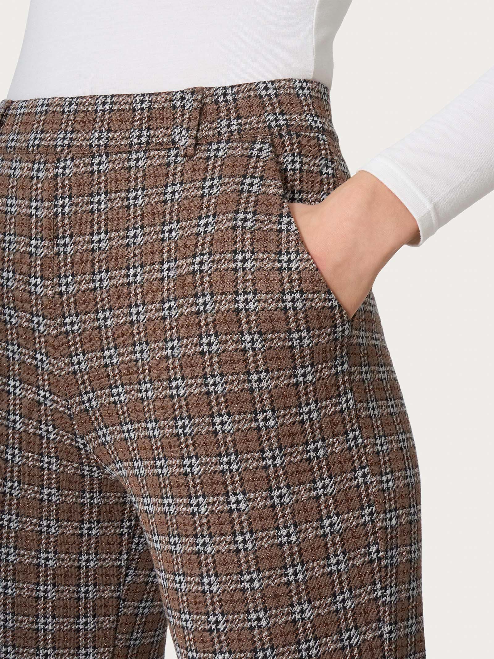 Ragno Eco Jacquard The Straight Leg pantalone pine bark check