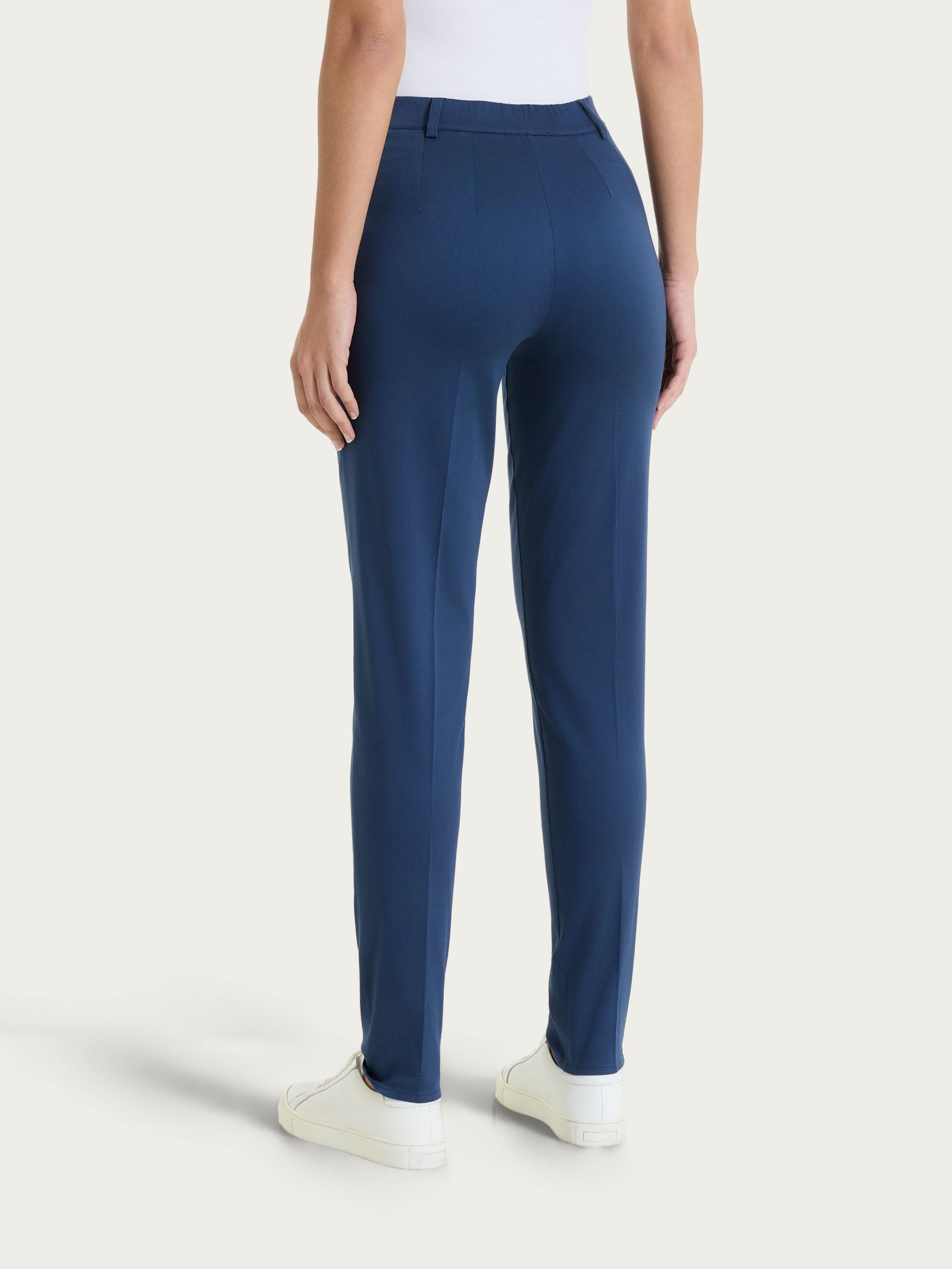 Ragno Satin Power pantalone chino blu oceana
