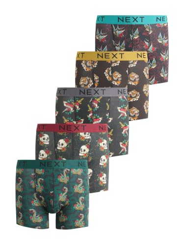 Geo Next Uomo 5 Boxer Aderenti in Cotone