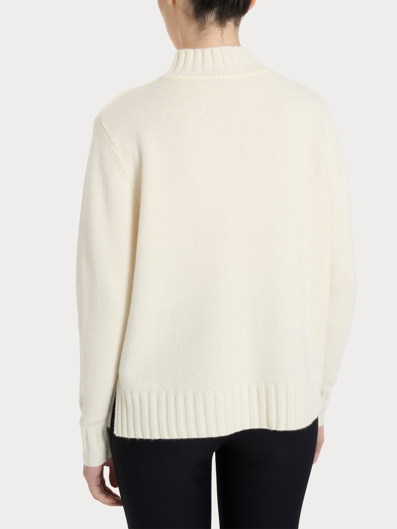 Ragno Merino Soft lupetto donna lana Avorio