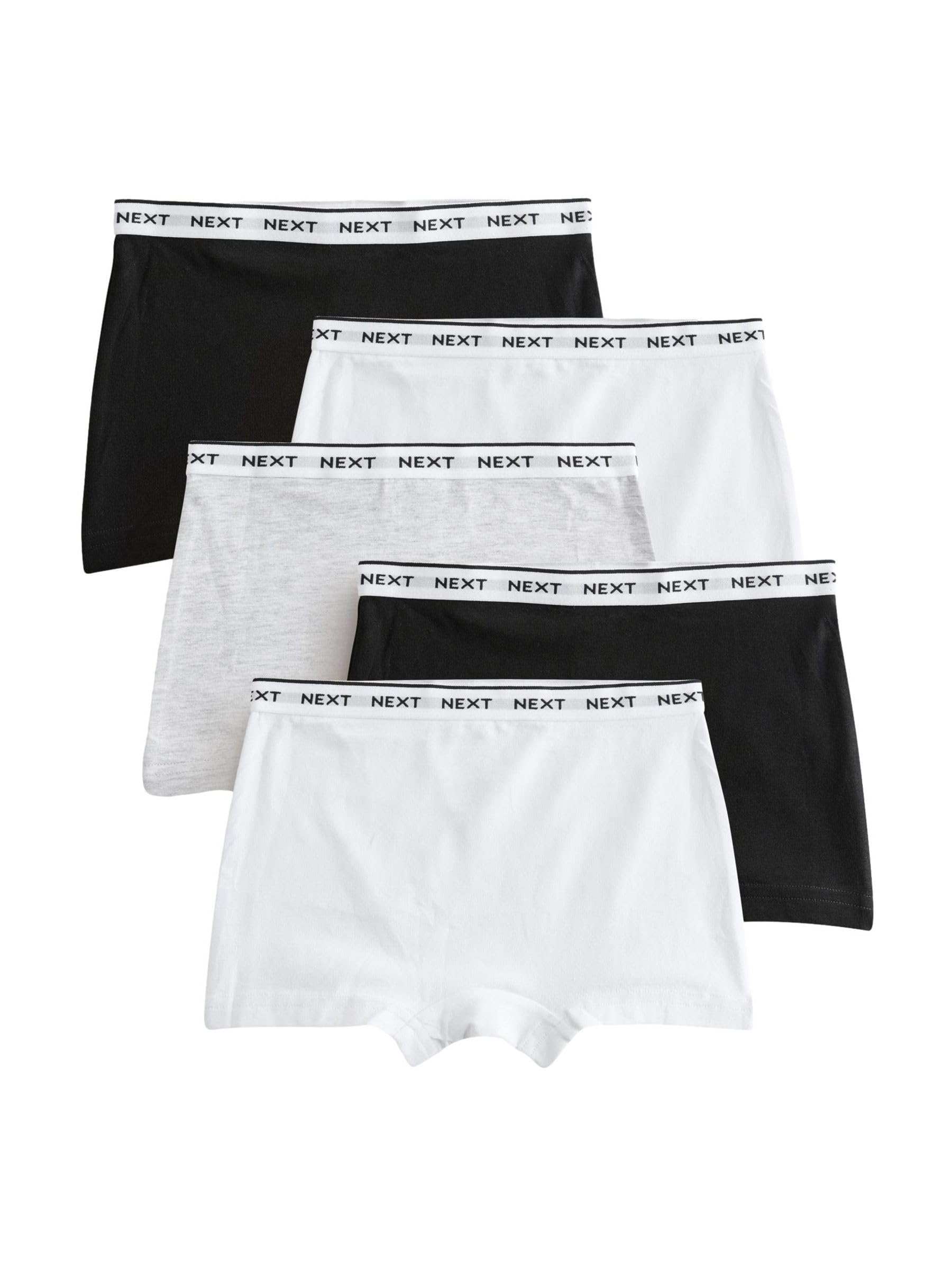 Next ragazza slip boxer cotone 5 pezzi vita alta