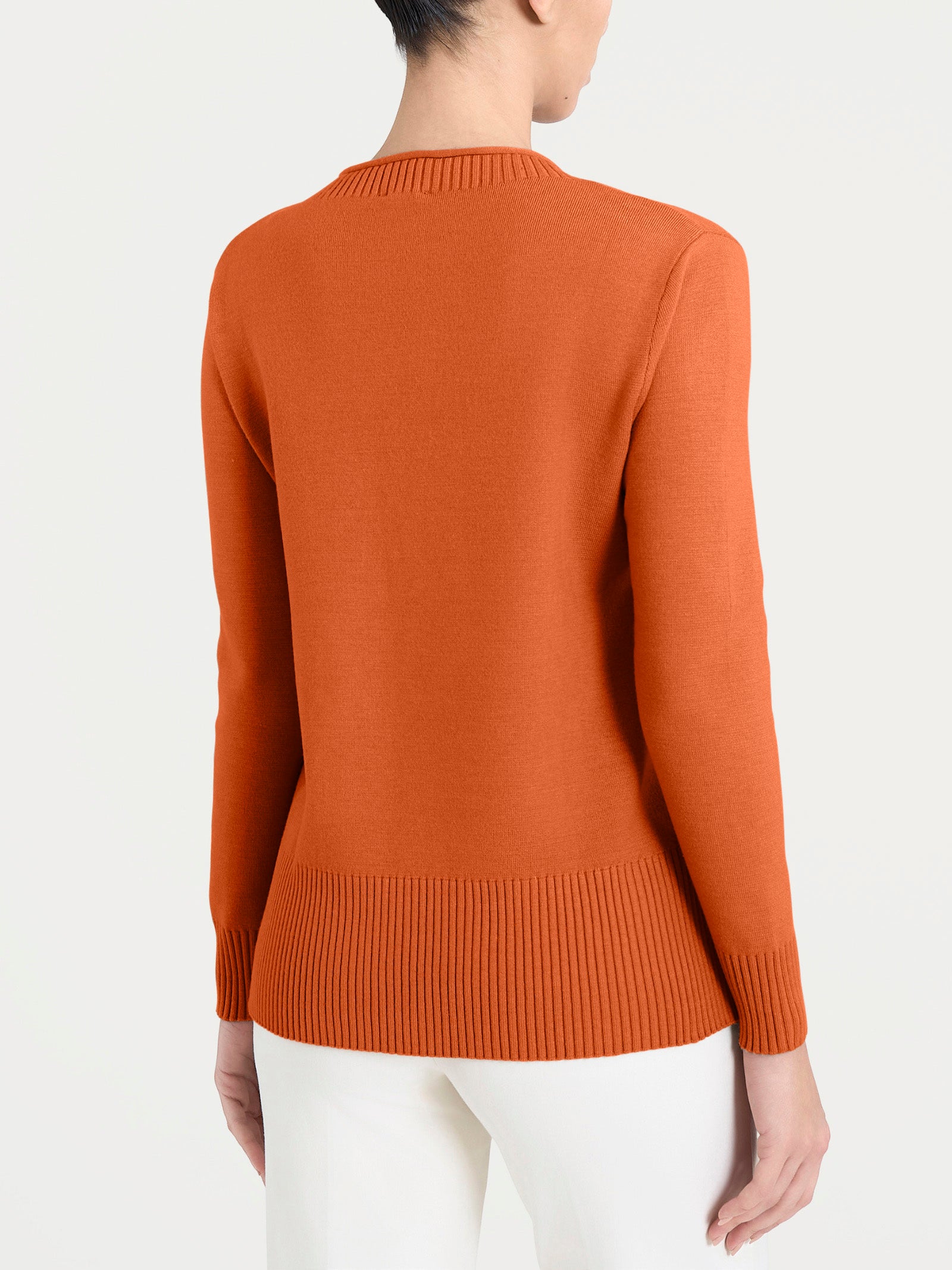 Ragno Maglia Girocollo Super Soft Maglione Rust
