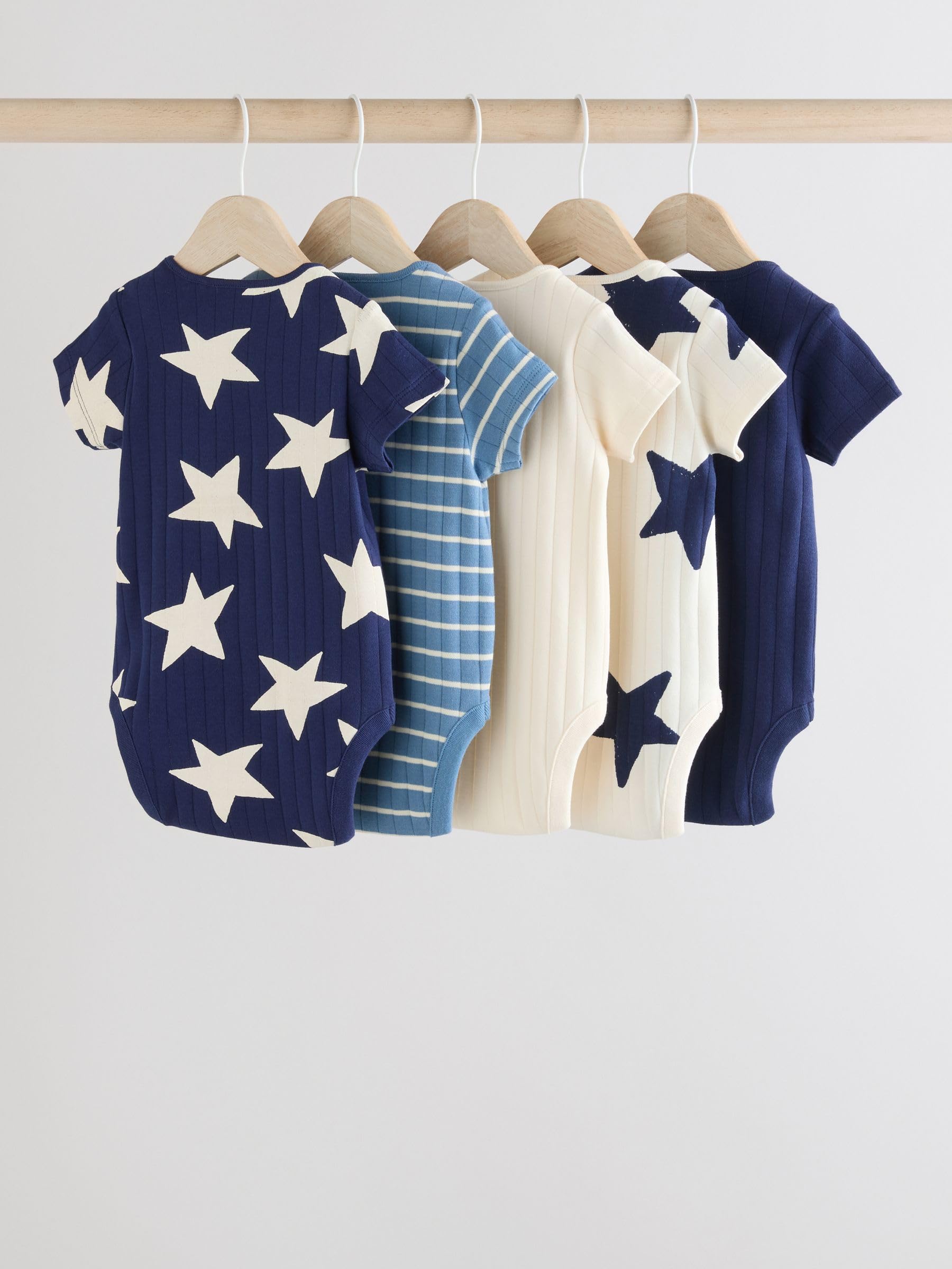 Geo Next body neonato cotone 5 pezzi maniche corte