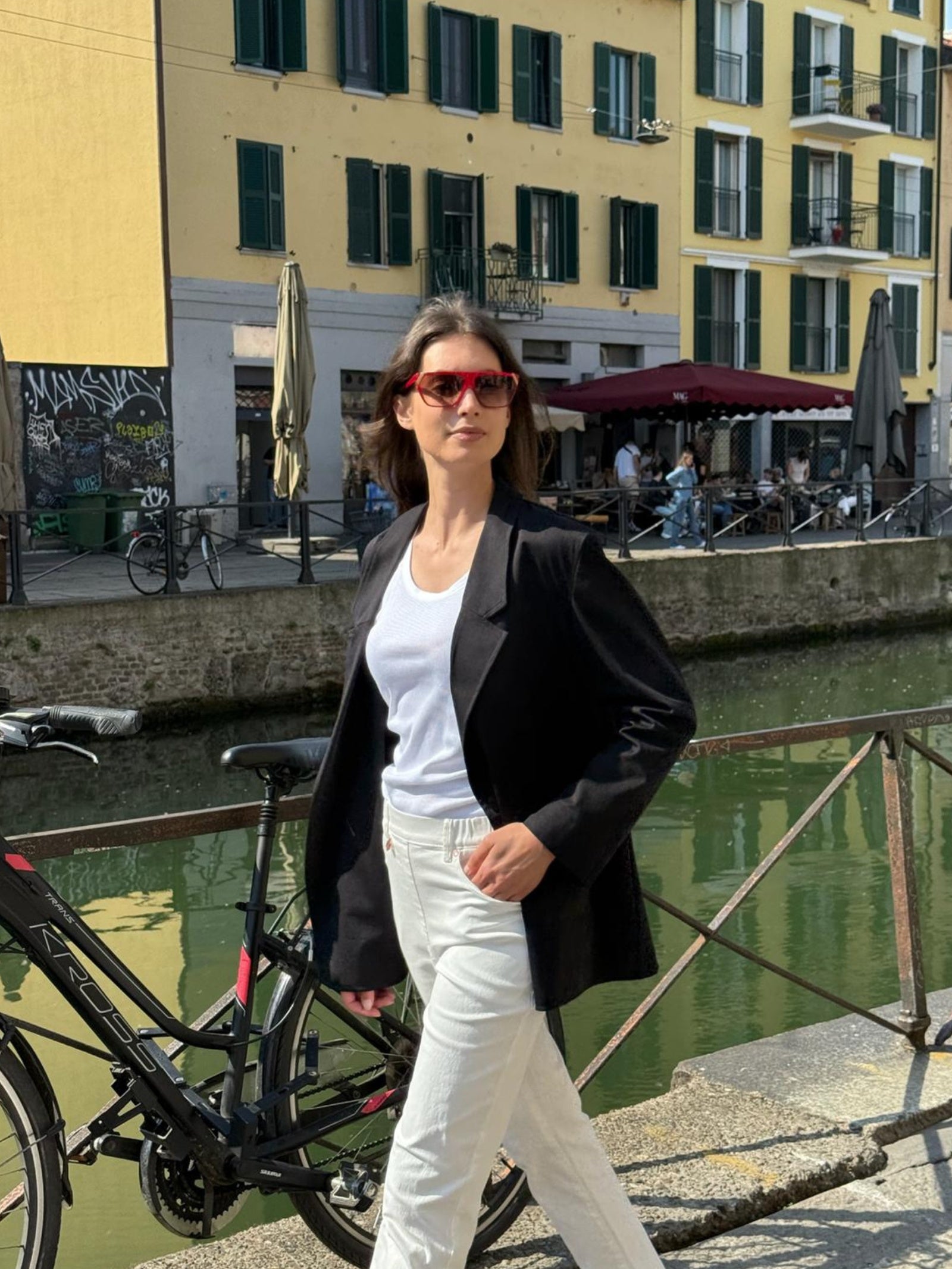 Ragno Compact Light blazer 1 bottone nero elastico