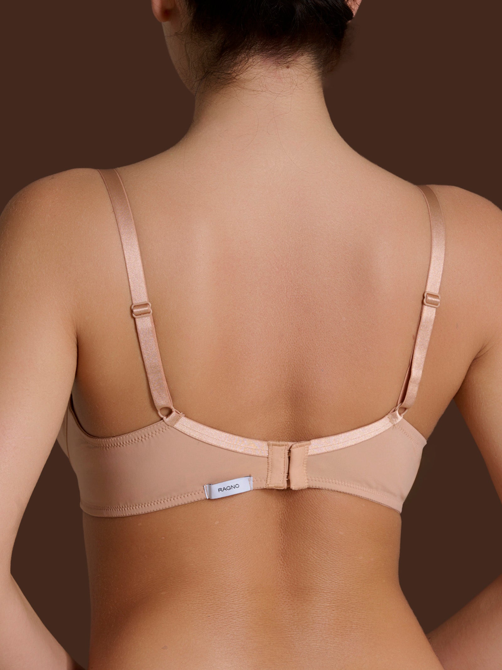 Ragno beYOUtiful Reggiseno ferretto donna nougat bipack